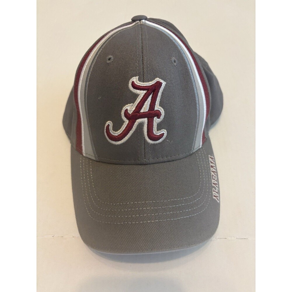 Vintage Captivating Headwear Alabama Crimson Tide Gray/Red/White Cap Hat NCAA